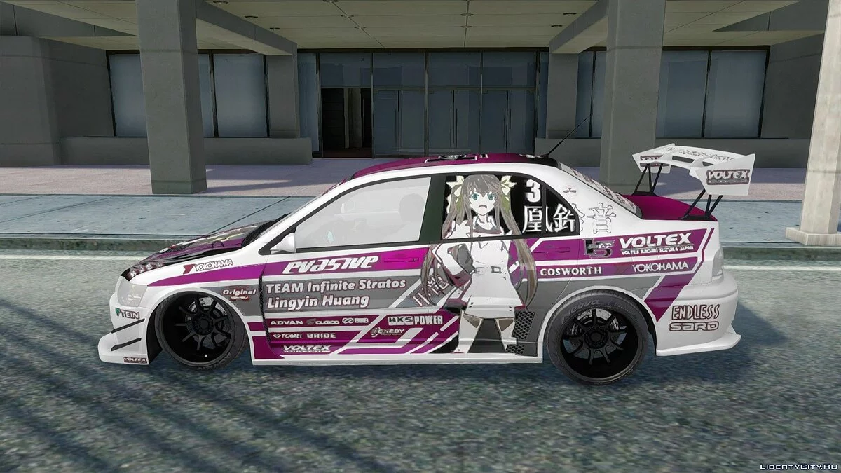 Mitsubishi Lancer EVO IX - Itasha / GTA San Andreas