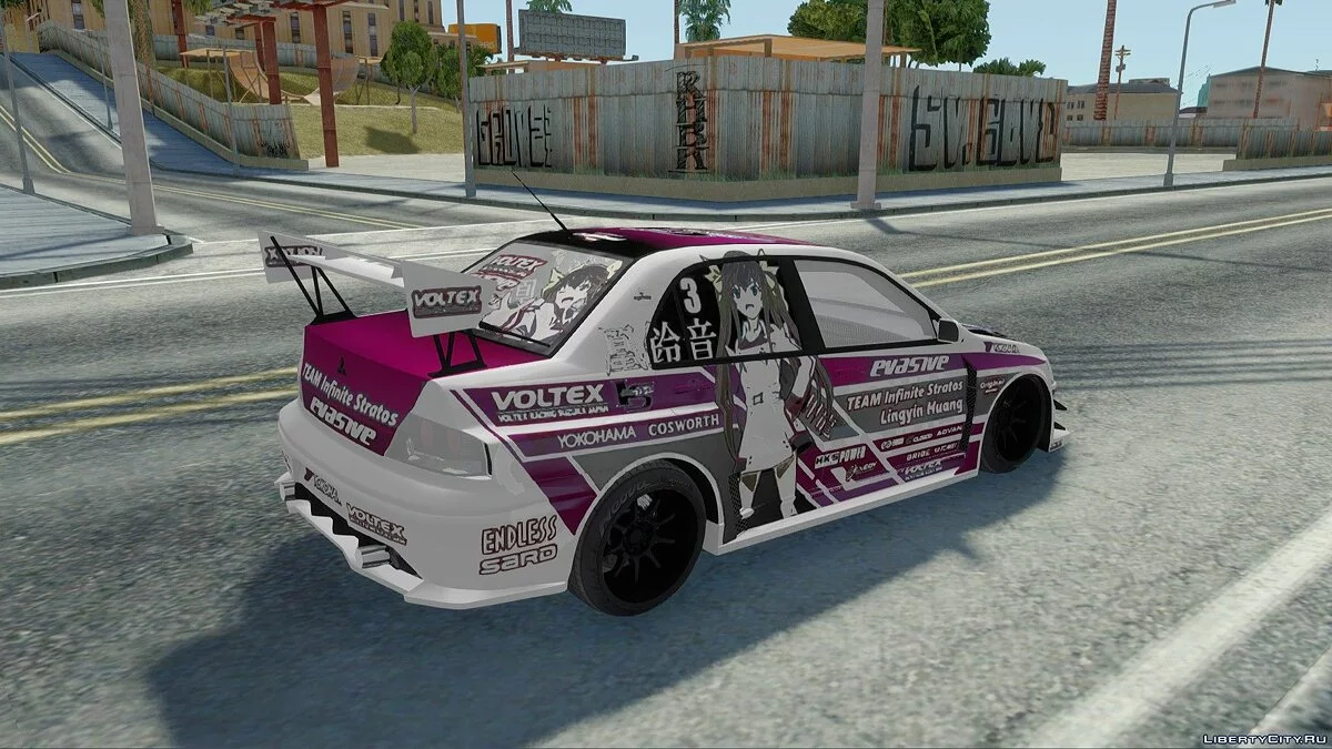 Mitsubishi Lancer EVO IX - Itasha / GTA San Andreas