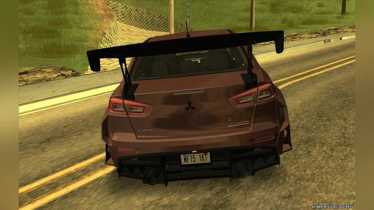 Mitsubishi Lancer Evolution X / GTA San Andreas