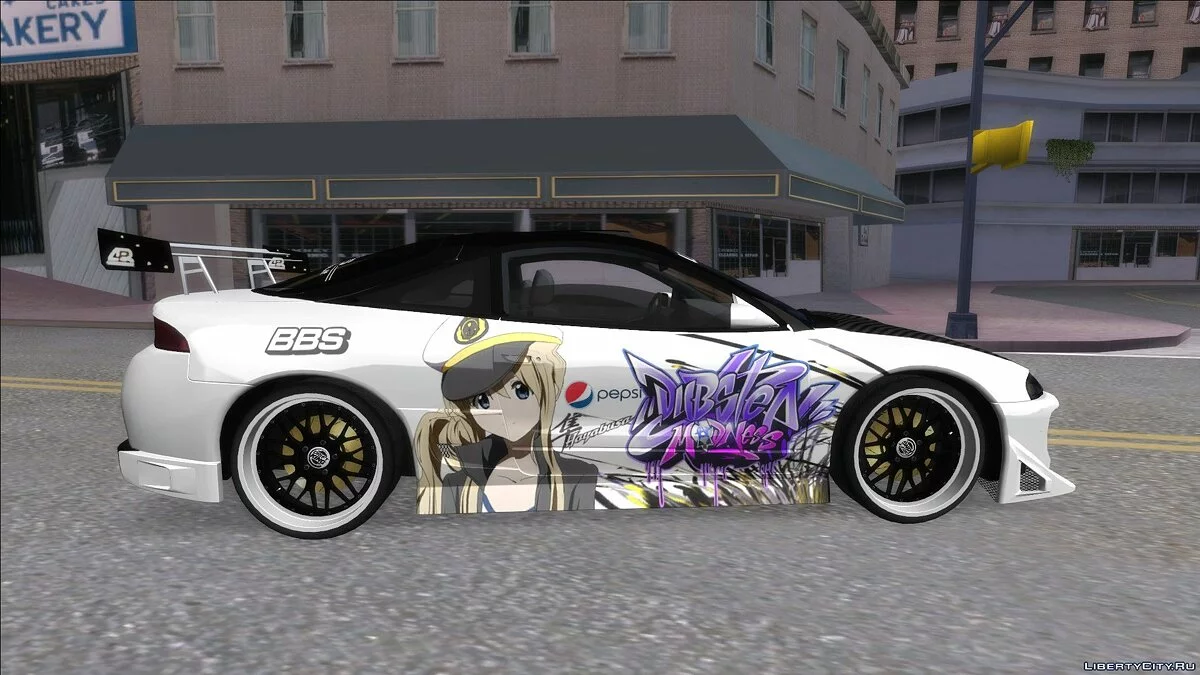Mitsubishi Eclipse 1999 Mugi Itasha v2 / GTA San Andreas