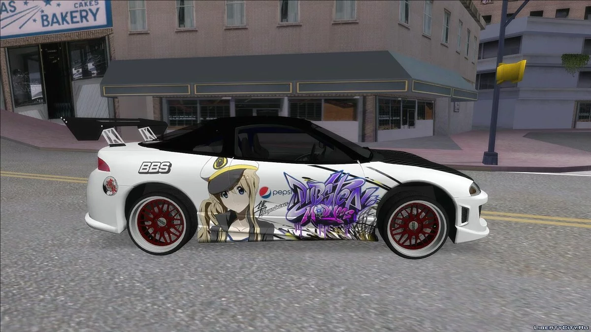 Mitsubishi Eclipse GSX 1999 Mugi Itasha / GTA San Andreas