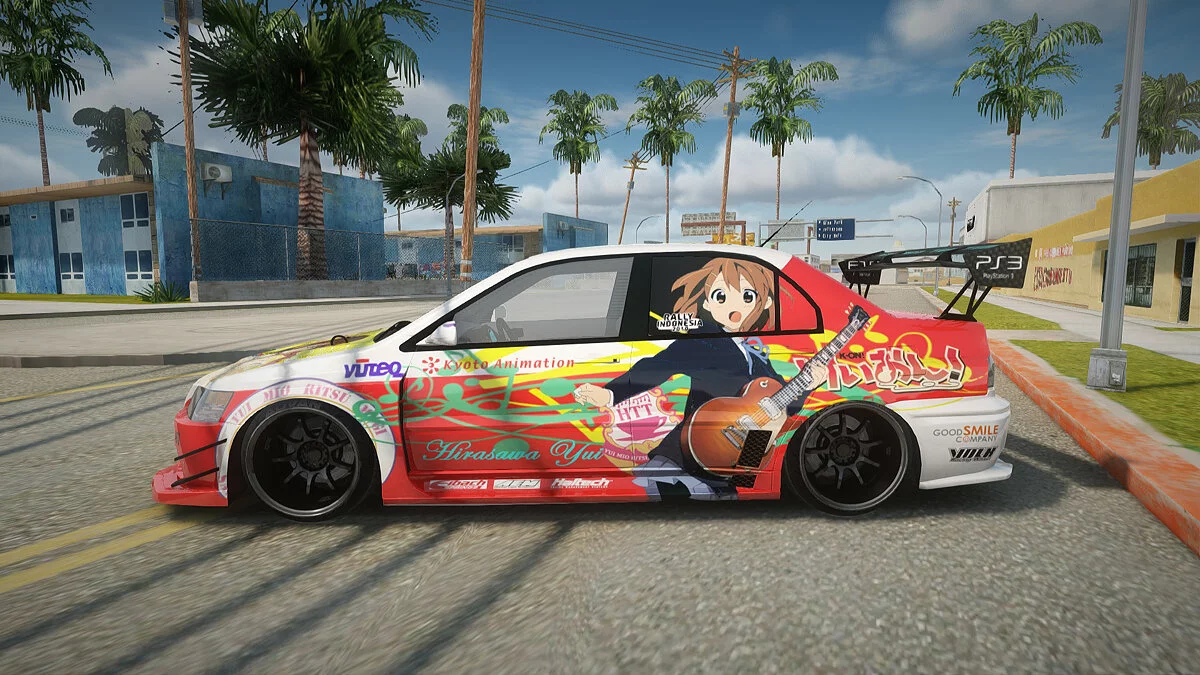 三菱蓝瑟 Evo IX 平泽唯 K-ON 痛车 / GTA San Andreas
