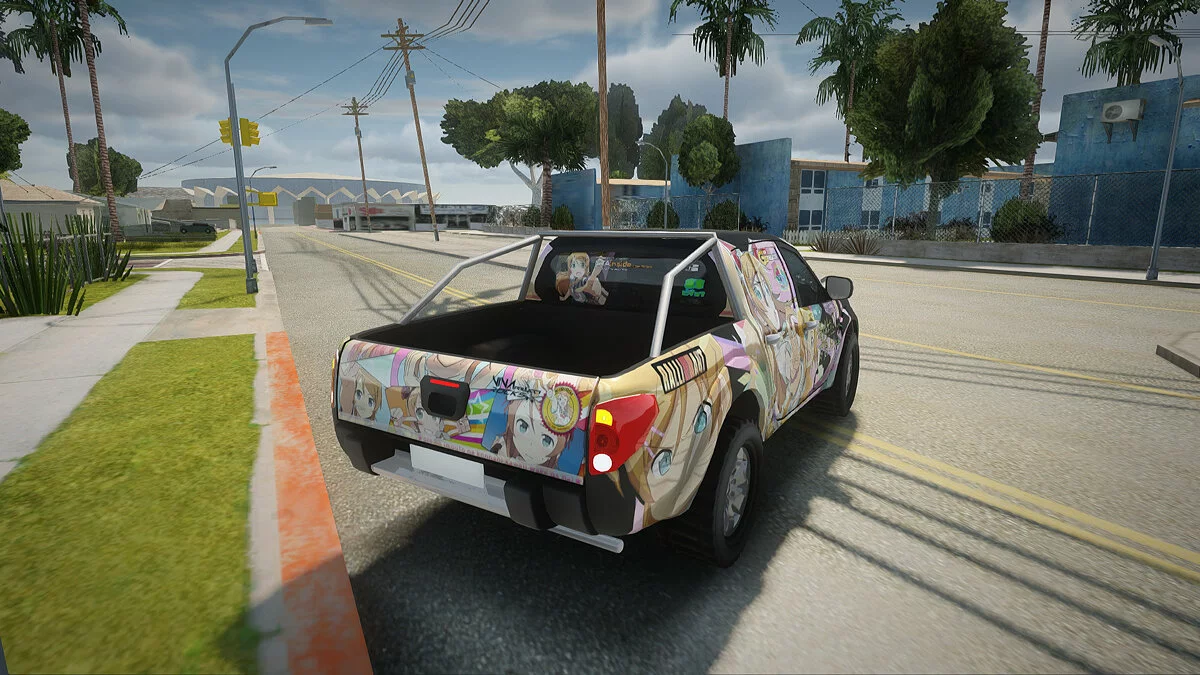 Mitsubishi Strada Triton Itasha (IVF) / GTA San Andreas
