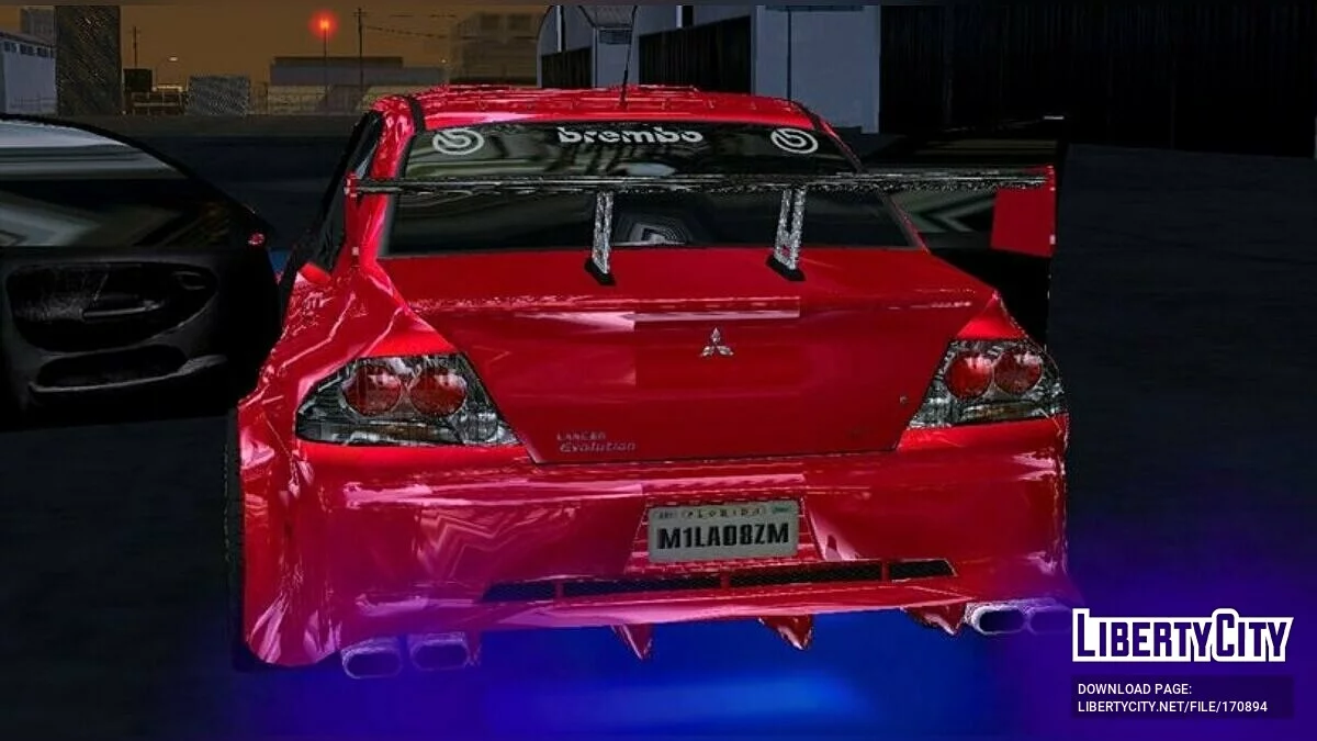 Mitsubishi Lancer Tuning (Need For Speed Underground 2) / GTA San Andreas