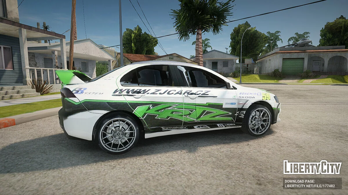 Mitsubishi Lancer Evo X 2011 Rally Bohemia / GTA San Andreas