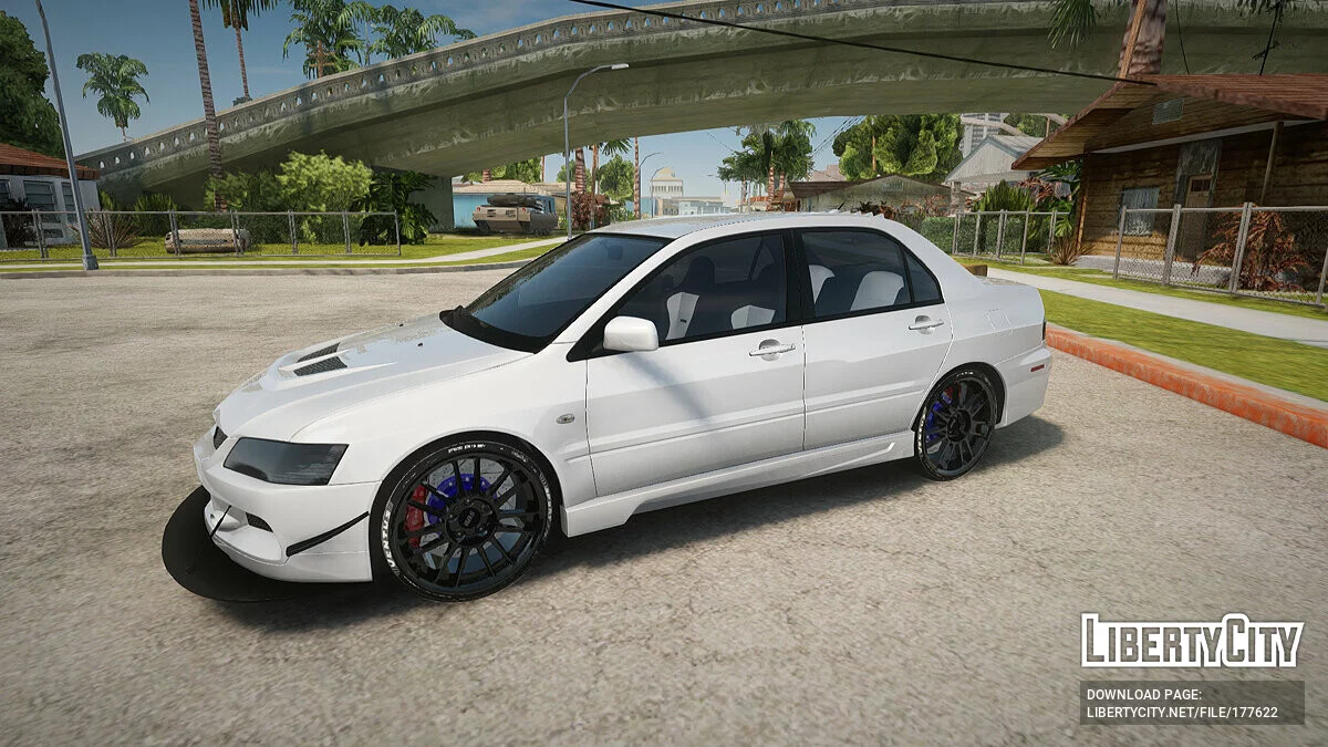 Mitsubishi Lancer Evolution IX MR 2006 + тюнінг / GTA San Andreas