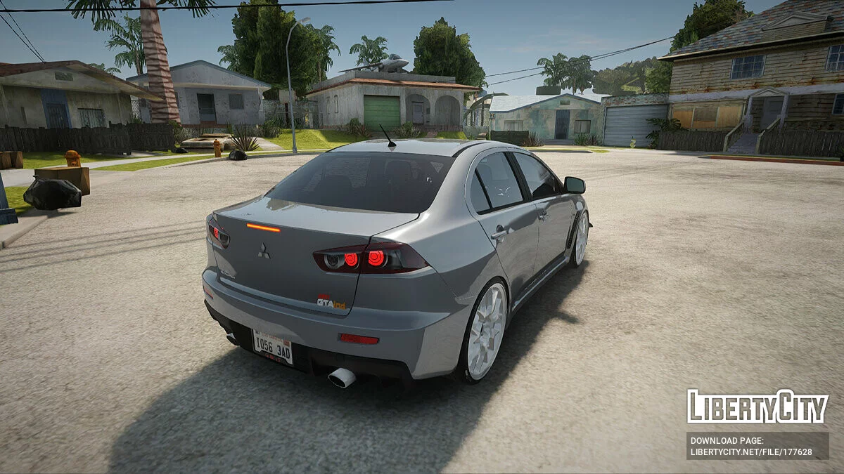 Mitsubishi Lancer Evolution X GSR + тюнінг / GTA San Andreas