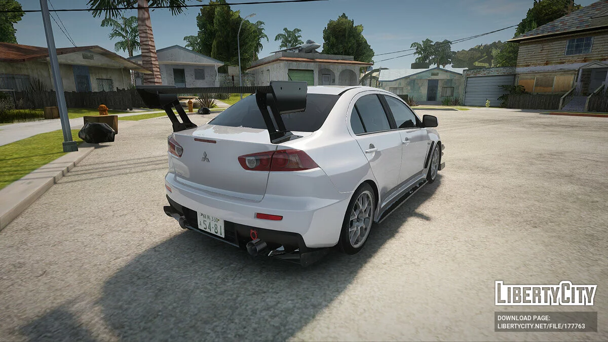 Mitsubishi Lancer Evolution X / GTA San Andreas