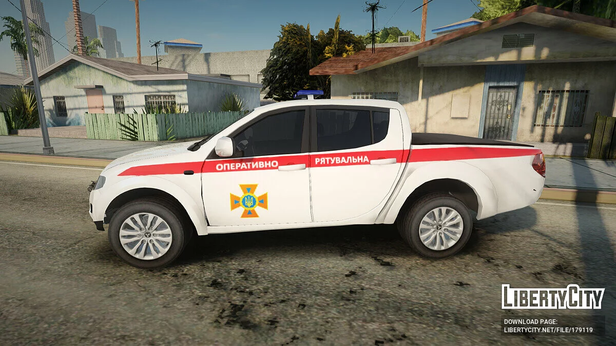 Mitsubishi Triton Оперативно-рятувальна / GTA San Andreas