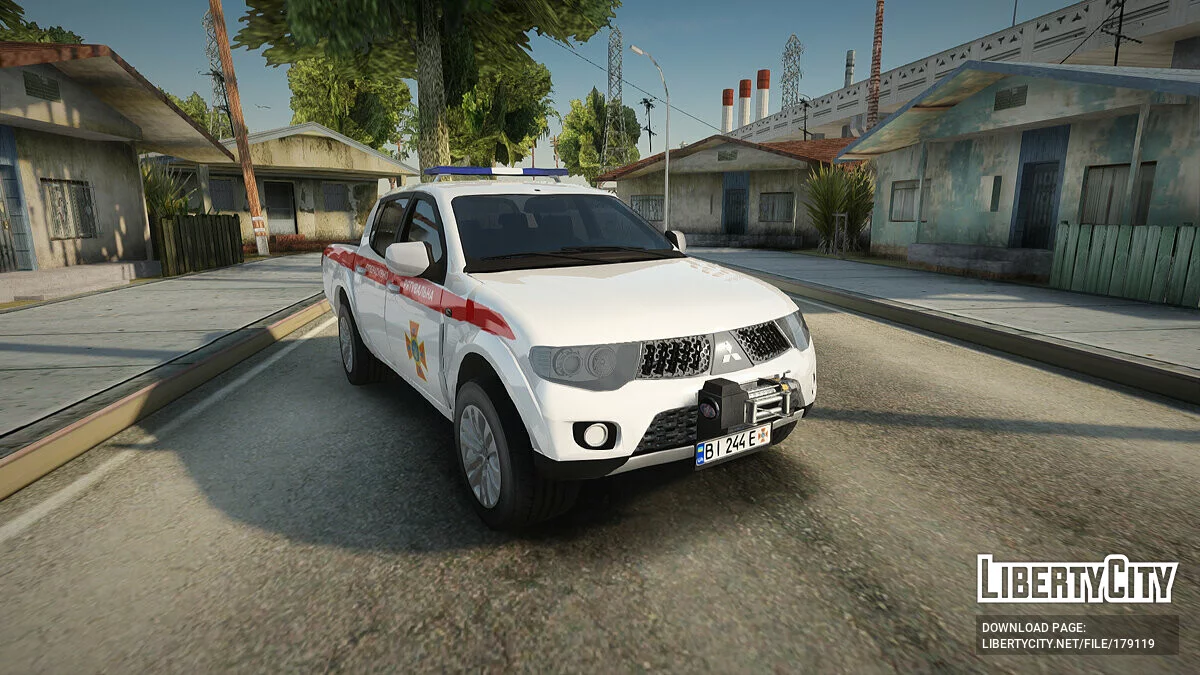 Mitsubishi Triton Оперативно-рятувальна / GTA San Andreas