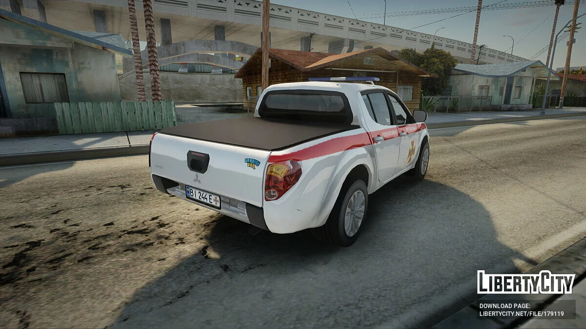 Mitsubishi Triton Оперативно-рятувальна / GTA San Andreas