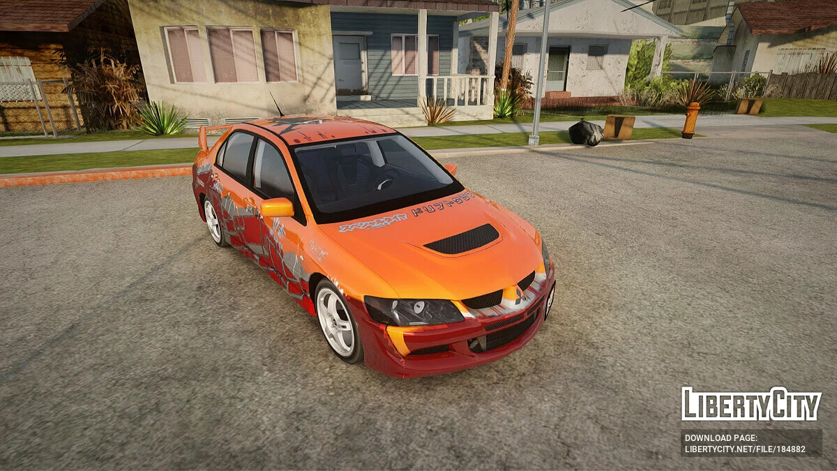 2003 Mitsubishi Lancer GSR Evolution VIII / GTA San Andreas