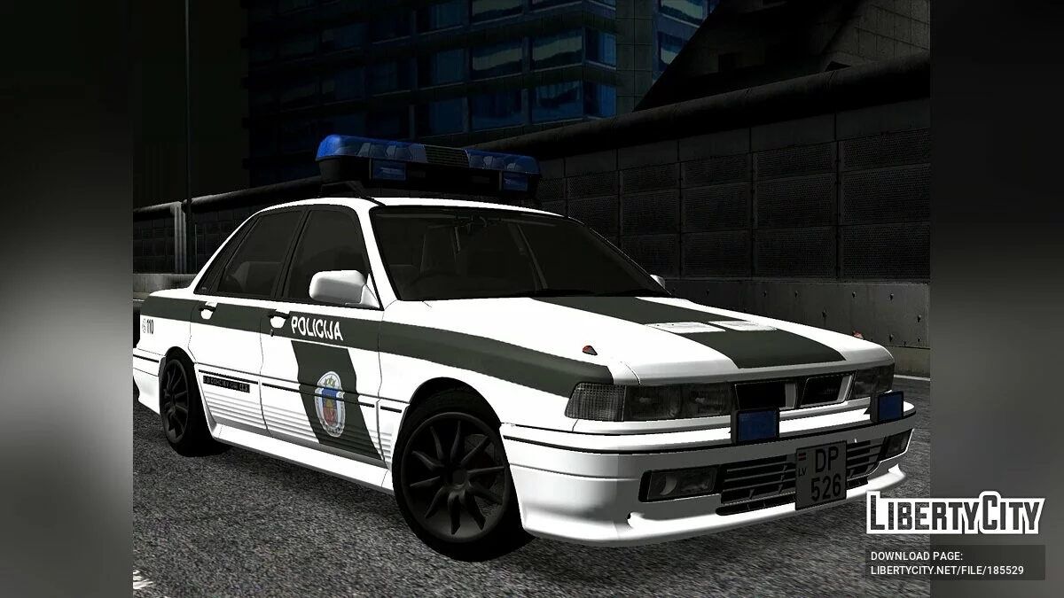 Mitsubishi Galant VR-4 Polisi Latvia 1992' / GTA San Andreas