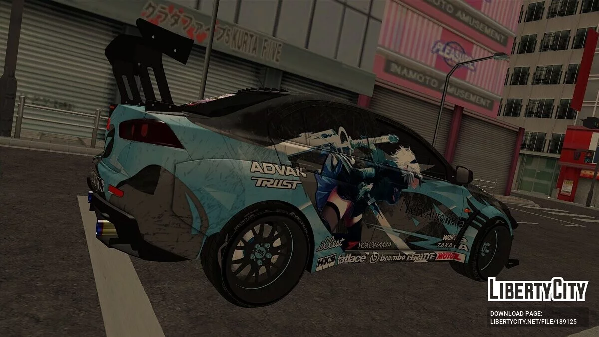Mitsubishi Lancer Evolution X / GTA San Andreas