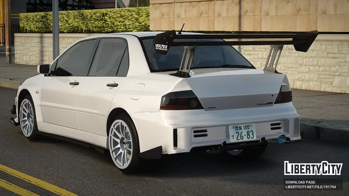 三菱蓝瑟Evo VII VOLTEX / GTA San Andreas