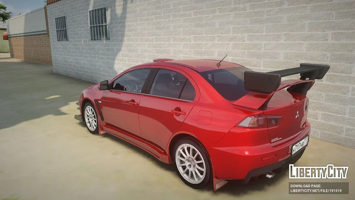 Mitsubishi Lancer Evolution X / GTA San Andreas