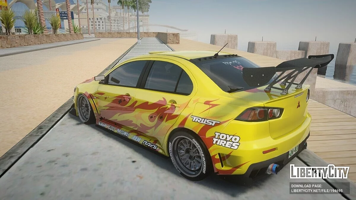 Mitsubishi Lancer Evo X Time Attack / GTA San Andreas