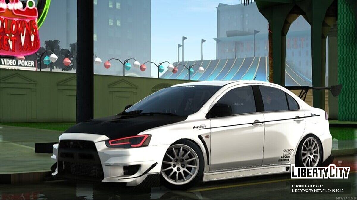 Download Mitsubishi Evo Lancer X for GTA San Andreas