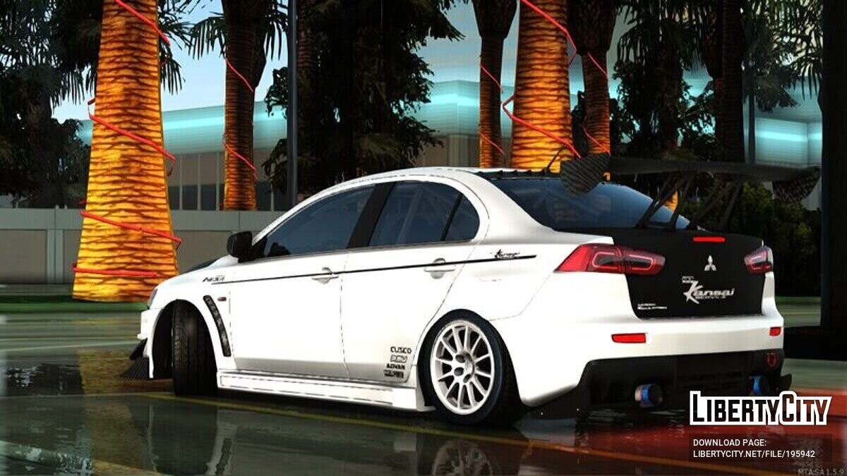 Download Mitsubishi Evo Lancer X for GTA San Andreas