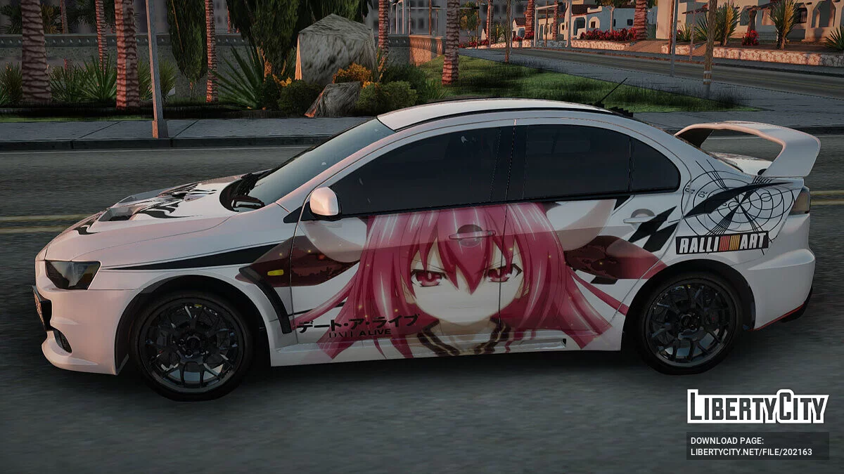 Mitsubishi Lancer Evolution X Date A Live / GTA San Andreas