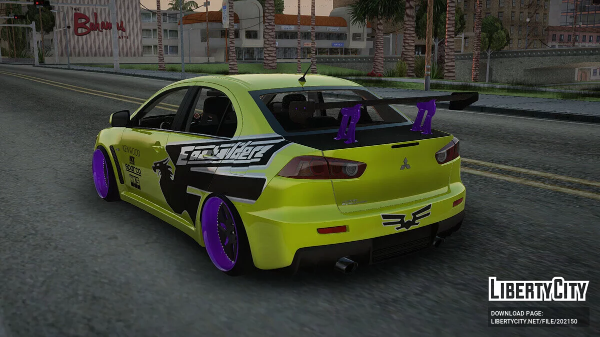 Mitsubishi Lancer Evolution X Tuning / GTA San Andreas