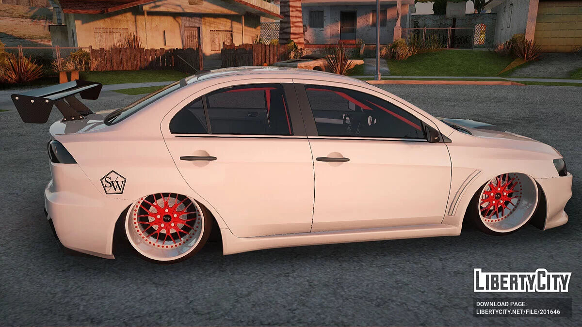 Mitsubishi Lancer Evolution X v2 Make Stance / GTA San Andreas