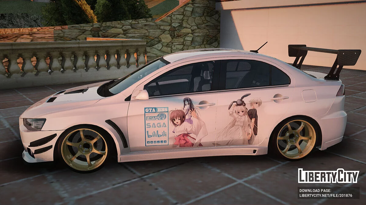 Mitsubishi Lancer Evolution X / GTA San Andreas