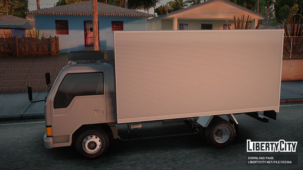 Mitsubishi Fuso Canter 1989 Aluminium Van / GTA San Andreas
