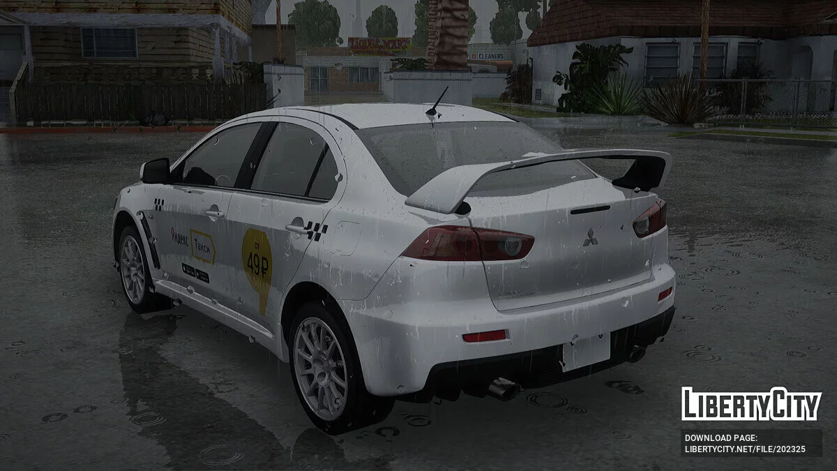 Mitsubishi Lancer Evolution X Yandex Taxi / GTA San Andreas