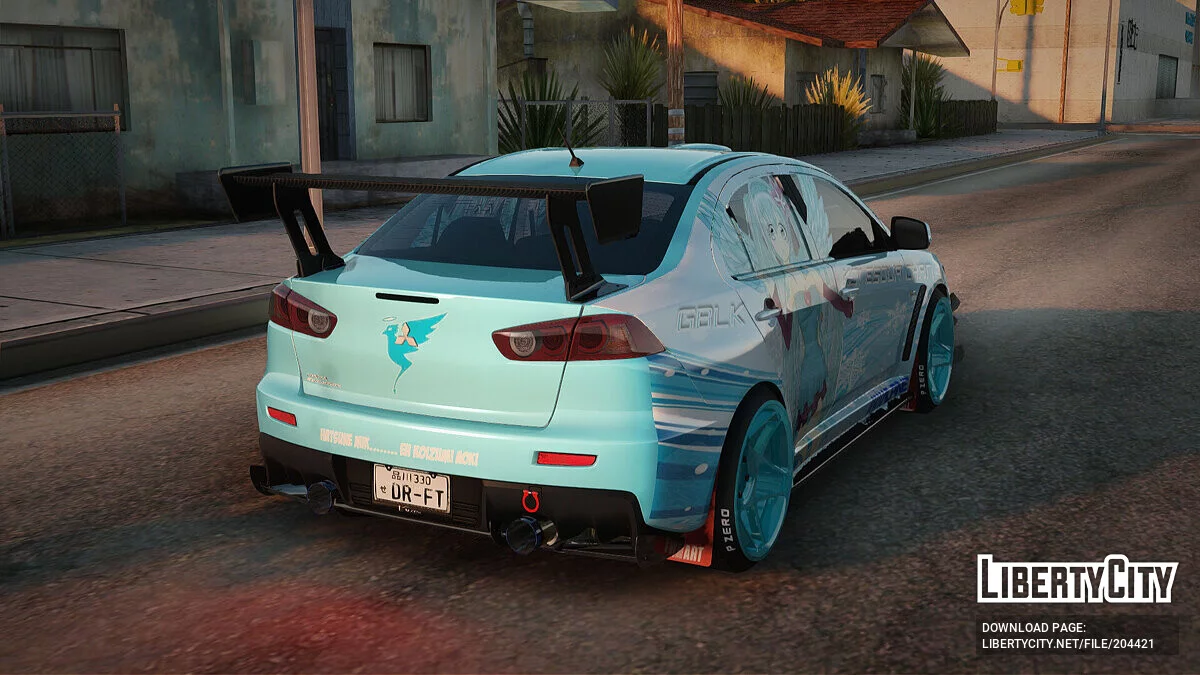 Mitsubishi Lancer Evolution X Koi-chan Itasha / GTA San Andreas
