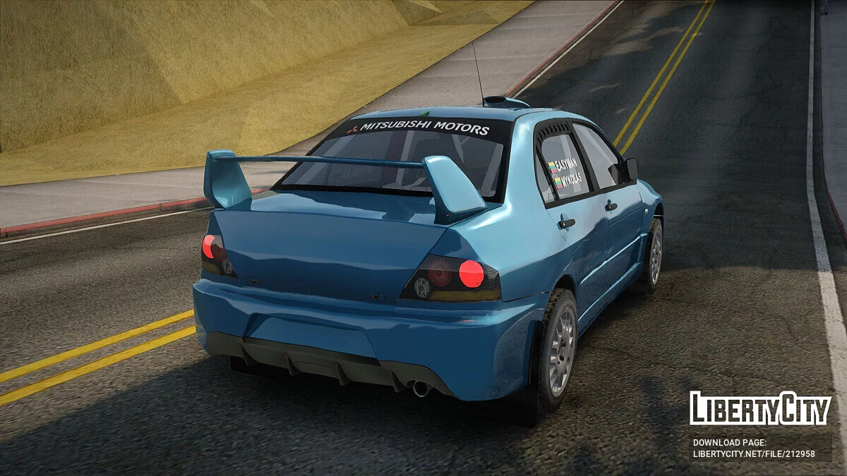 Mitsubishi Lancer Evo 9 / GTA San Andreas