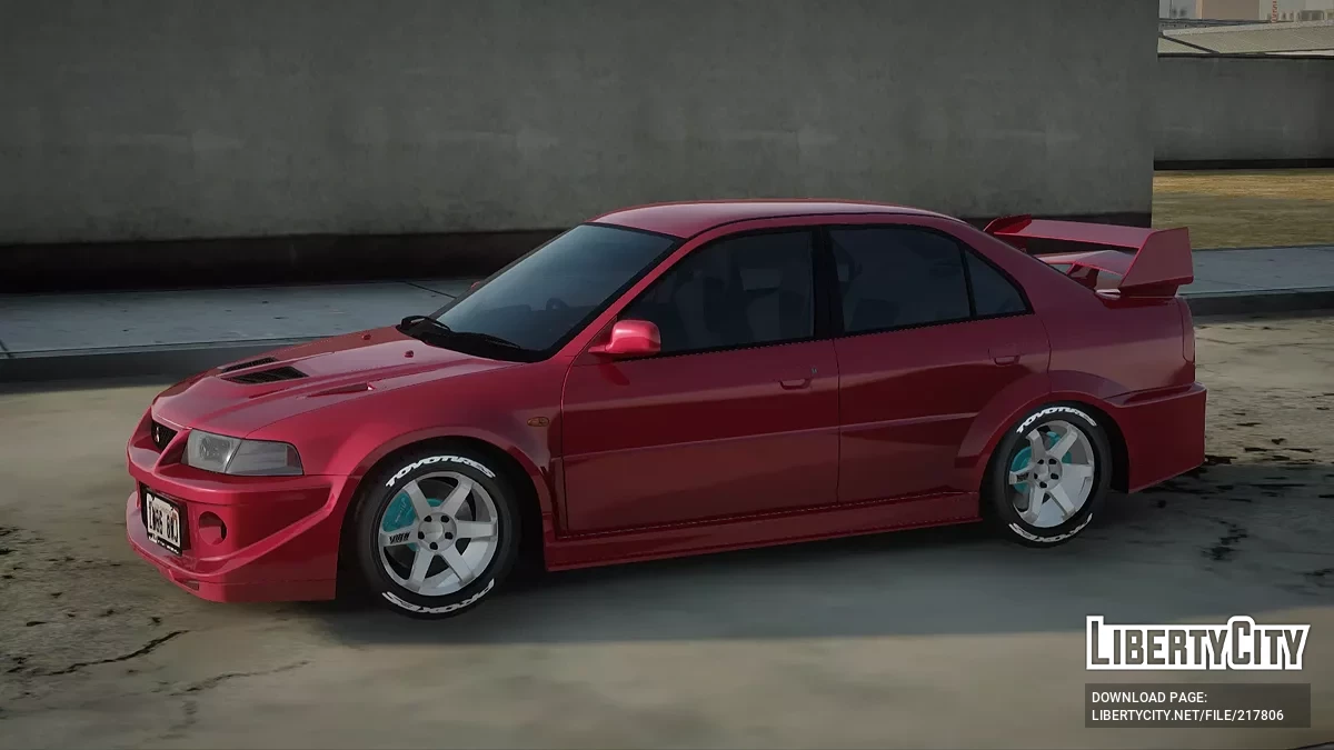 Mitsubishi Lancer Evolution VI GSR 1999 / جي تي إيه سان أندرياس