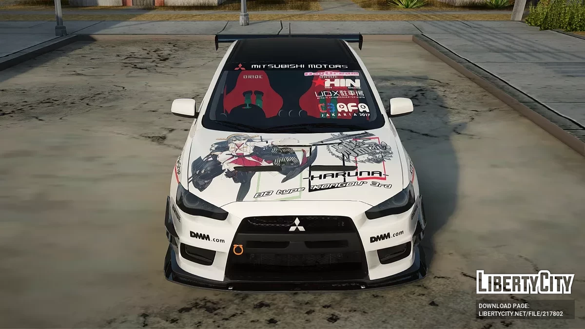 ميتسوبيشي لانسر ايفولوشن X KC Itasha / جي تي إيه سان أندرياس