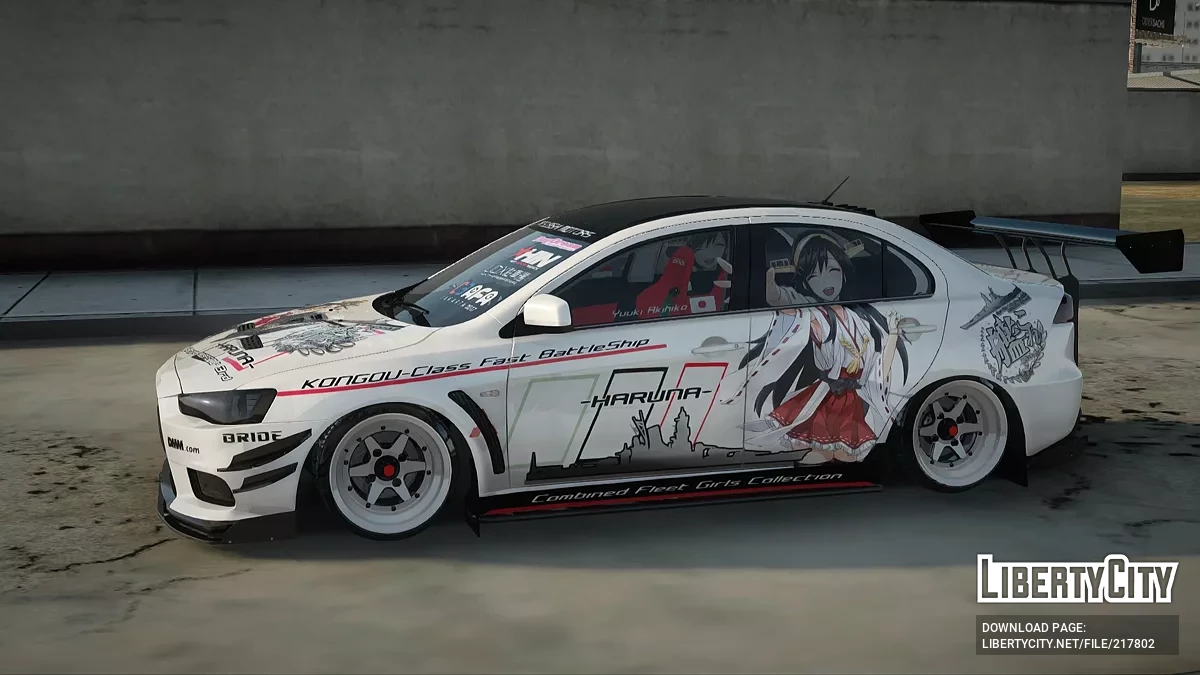 ميتسوبيشي لانسر ايفولوشن X KC Itasha / جي تي إيه سان أندرياس