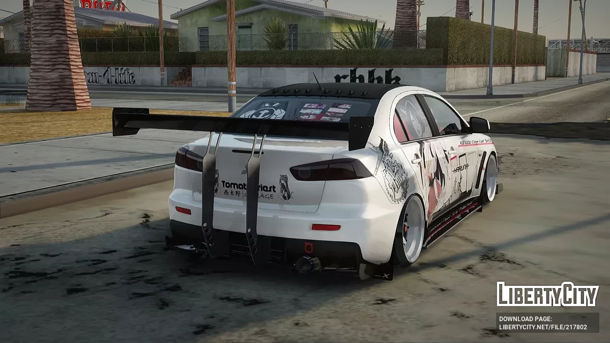ميتسوبيشي لانسر ايفولوشن X KC Itasha / جي تي إيه سان أندرياس