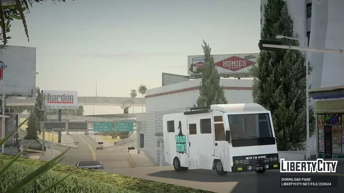 Mitsubishi Camper Van — Team Itik's Lokbu Camper Van / GTA San Andreas