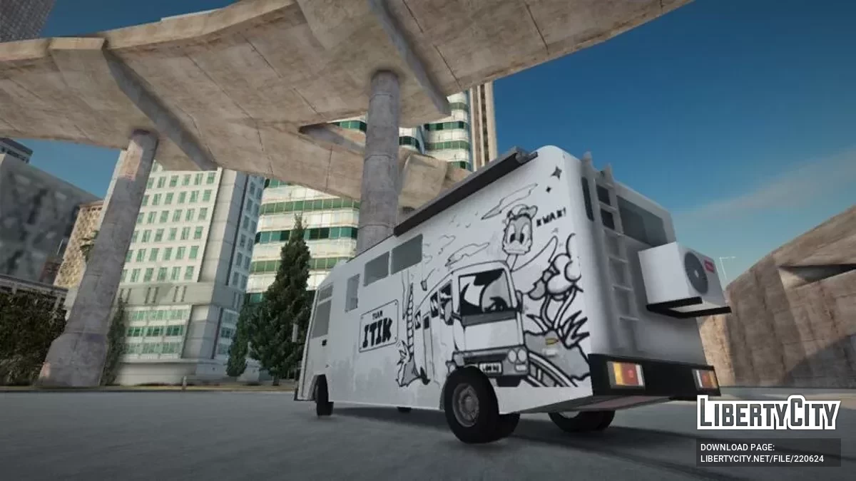 Mitsubishi Camper Van — Team Itik's Lokbu Camper Van / GTA San Andreas