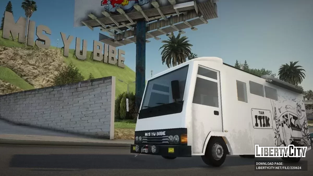 Mitsubishi Camper Van — Team Itik's Lokbu Camper Van / GTA San Andreas