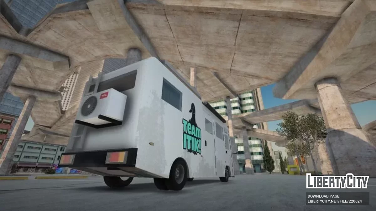 Mitsubishi Camper Van — Team Itik's Lokbu Camper Van / GTA San Andreas