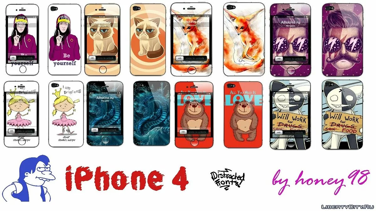 30 New iPhone 4 for CJ / GTA San Andreas