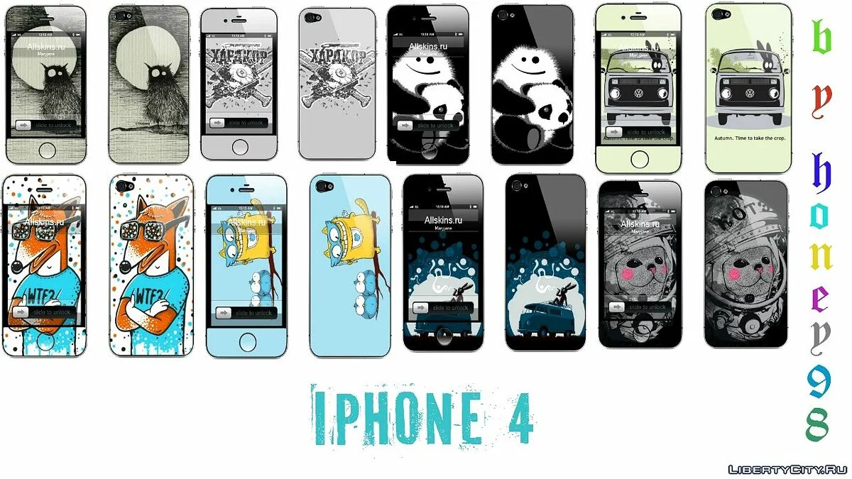 30 New iPhone 4 for CJ / GTA San Andreas