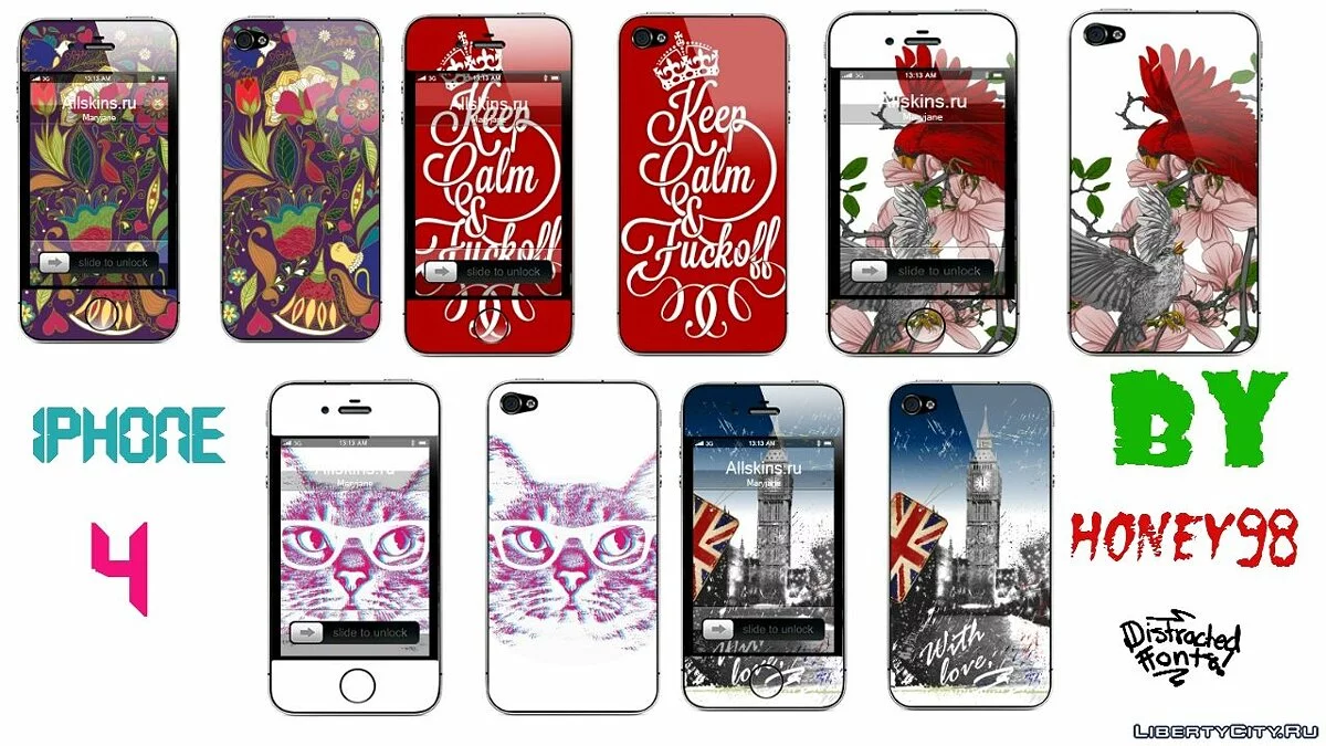 30 New iPhone 4 for CJ / GTA San Andreas