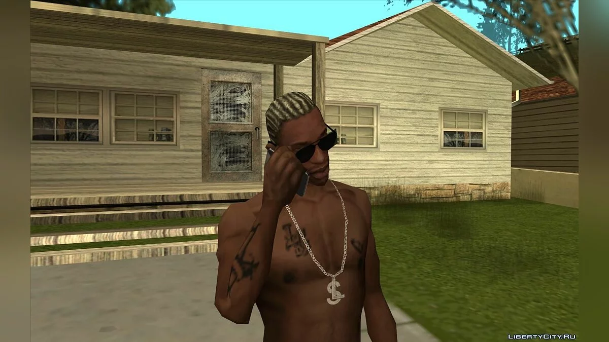 iPhone X чорний та білий / GTA San Andreas
