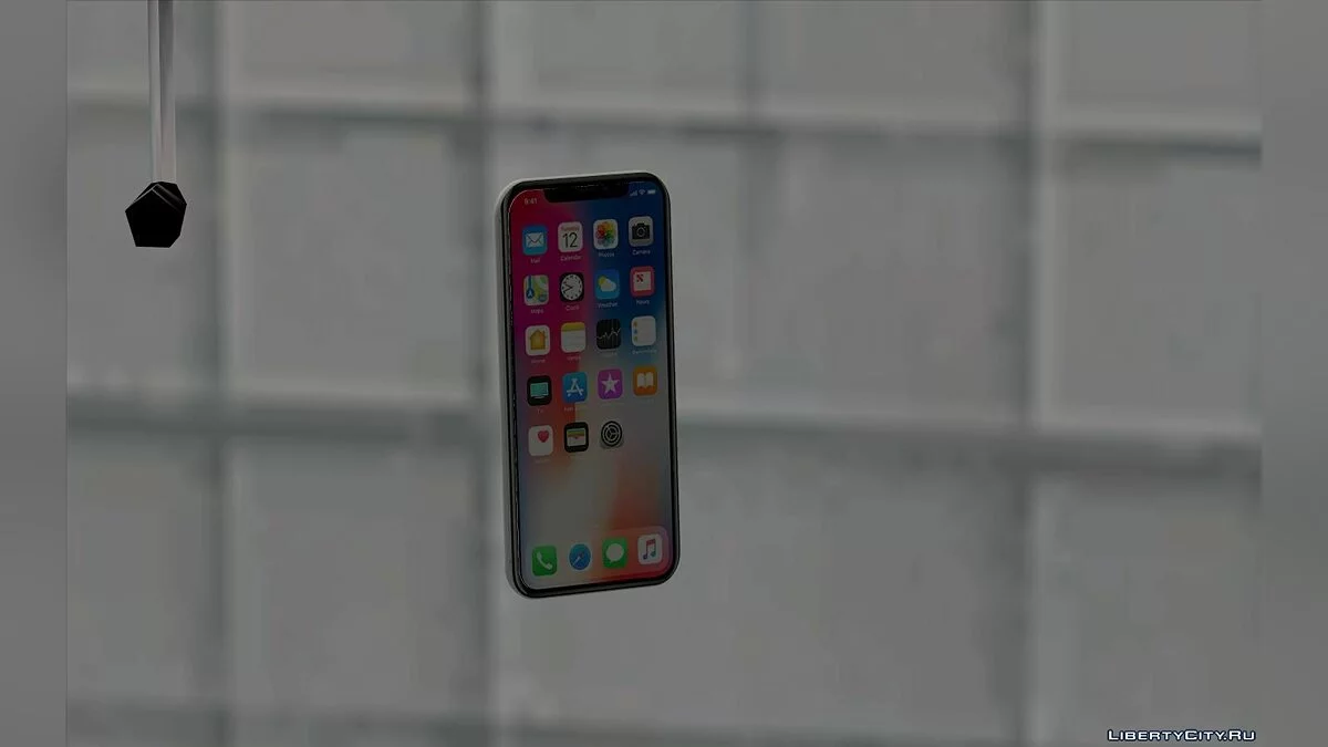 iPhone X чорний та білий / GTA San Andreas