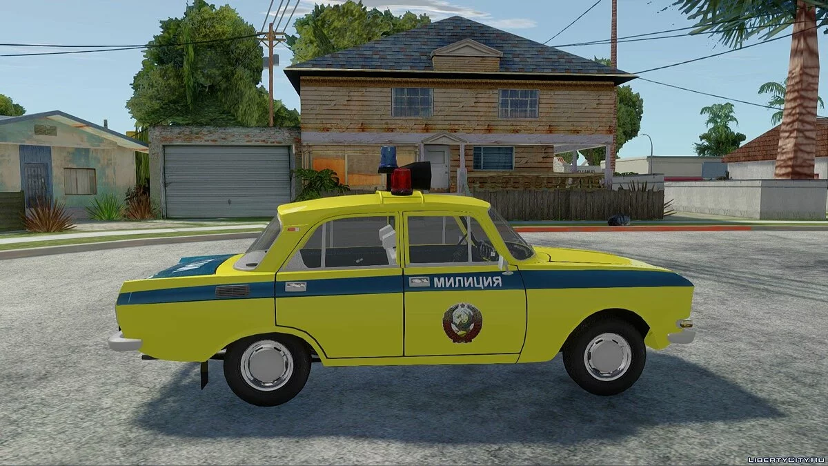 Москвич-2140 Милиция / GTA San Andreas