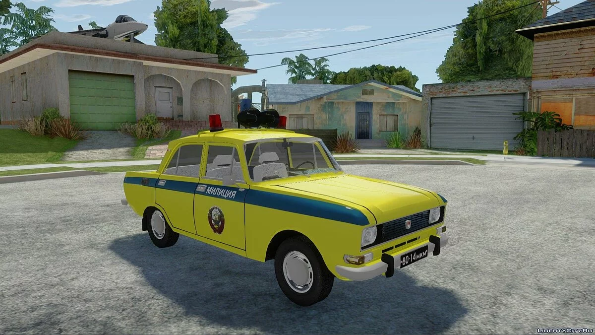 Москвич-2140 Милиция / GTA San Andreas