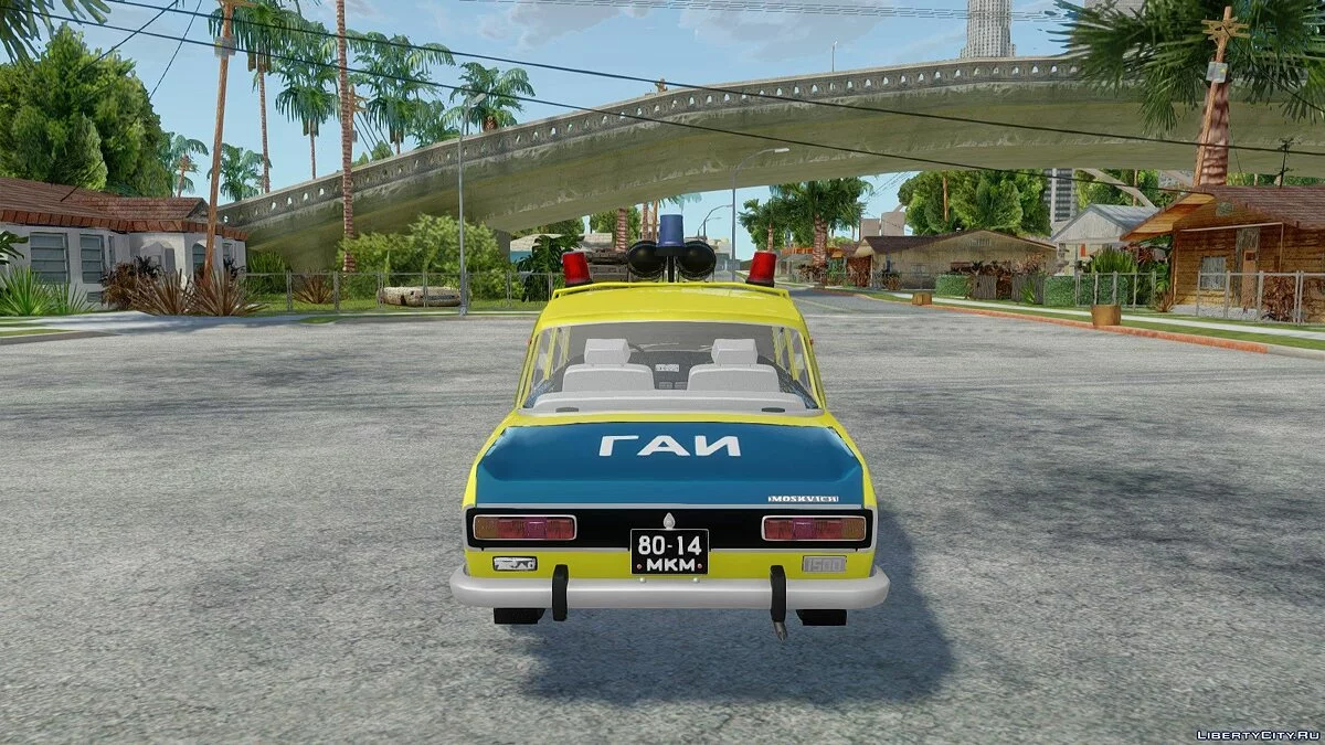 Москвич-2140 Милиция / GTA San Andreas