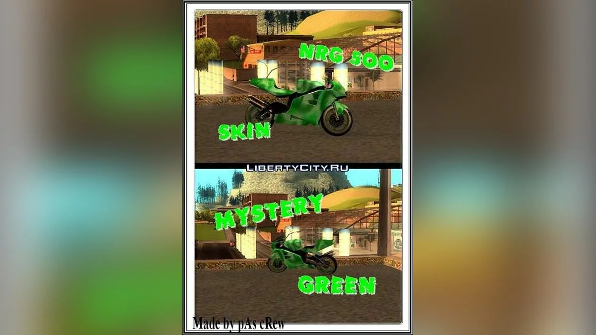 NRG 500 SKIN / جي تي إيه سان أندرياس
