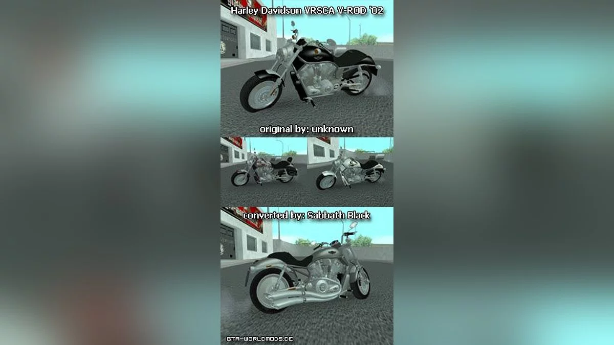 Harley Davidson VRSCA / GTA San Andreas
