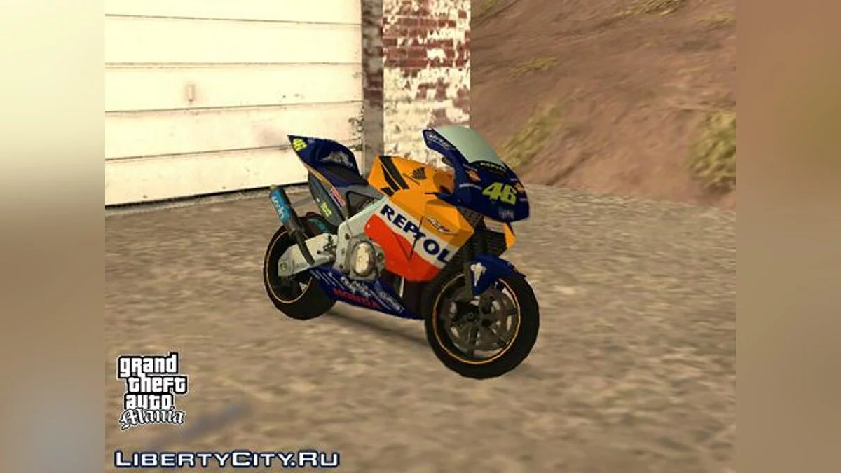 Honda Repsol Valentino Rossi / GTA San Andreas